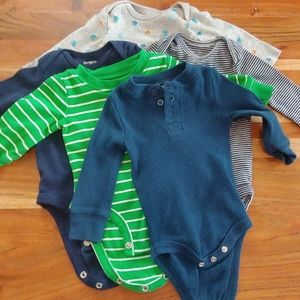 5 3 month long sleeve onsies